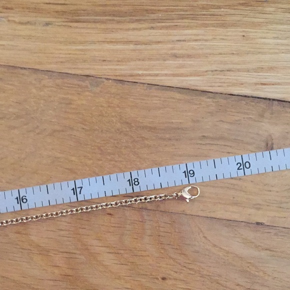 Light Pink Tear Drop Necklace - Picture 2 of 3